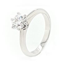 Anello L'Orafo Artigiano Donna in Oro bianco Diamante SOL1 - SOL1